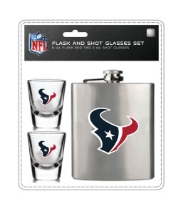 Houston Texans Flask & Shot Gift Set