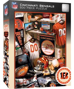Cincinnati Bengals 500pc Locker Room Puzzle
