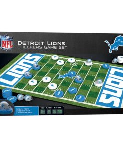 Detroit Lions Checkers Set