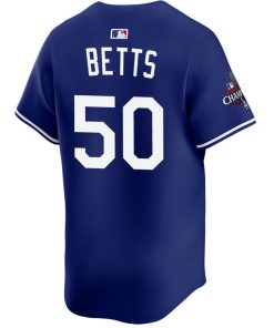 Dodgers Nike Betts World Series Player Jersey