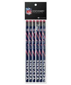 Houston Texans 6 Pack Pencils