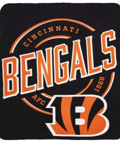 Cincinnati Bengals 50 x 60 Campaign Fleece Thrown Blanket