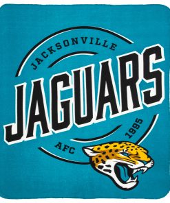 Jacksonville Jaguars 50 x 60 Campaign Fleece Throw Blanket