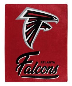 Atlanta Falcons 50 x 60 Signature Royal Plush Throw Blanket