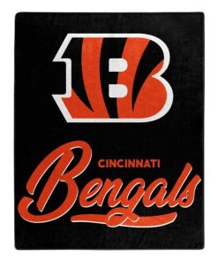 Cincinnati Bengals 50 x 60 Signature Royal Plush Throw Blanket