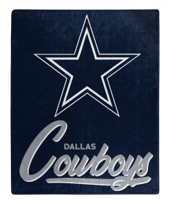 Dallas Cowboys 50 x 60 Signature Royal Plush Throw Blanket