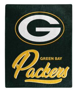 Green Bay Packers 50 x 60 Signature Royal Plush Throw Blanket