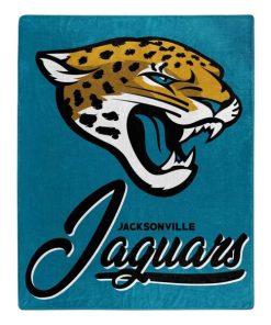 Jacksonville Jaguars 50 x 60 Signature Royal Plush Throw Blanket