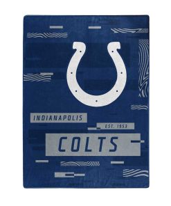 Indianapolis Colts 60 x 80 Digitize Royal Plush Blanket