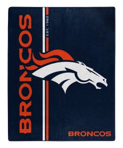 Denver Broncos 50 x 60 Restructure Royal Plush Blanket