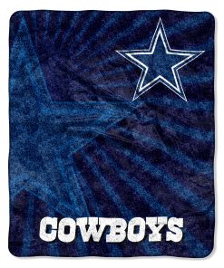 Dallas Cowboys 50 x 60 Strobe Sherpa Throw Blanket