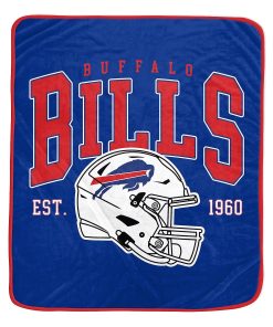 Buffalo Bills 50 x 60 Vintage Arch Block Blanket
