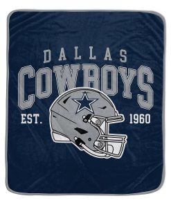 Dallas Cowboys 50 x 60 Vintage Arch Block Blanket