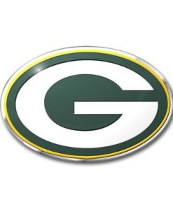 Green Bay Packers Auto Emblem Color