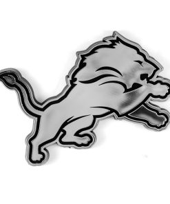 Detroit Lions Chrome Auto Emblem