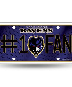 Baltimore Ravens #1 Fan License Plate
