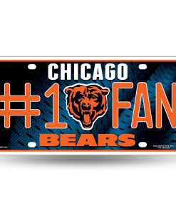 Chicago Bears #1 Fan License Plate