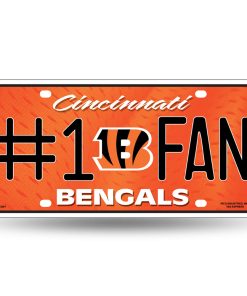 Cincinnati Bengals #1 Fan License Plate