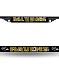 Baltimore Ravens Black Chrome License Plate Frame