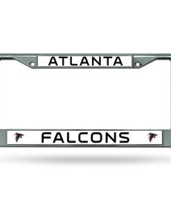 Atlanta Falcons Chrome License Plate Frame