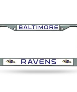 Baltimore Ravens Chrome License Plate Frame