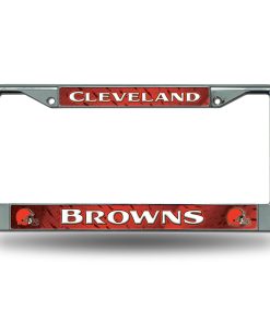Cleveland Browns Chrome License Plate Frame