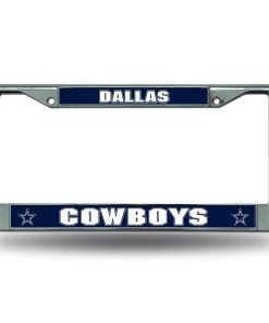 Dallas Cowboys Chrome License Plate Frame
