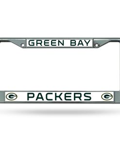 Green Bay Packers Chrome License Plate Frame