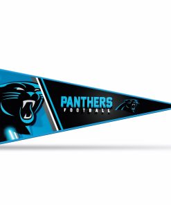 Carolina Panthers 12 x 30 Deluxe Pennant