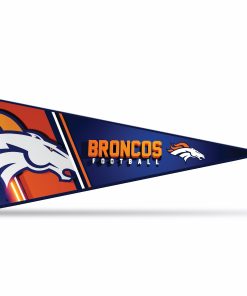 Denver Broncos 12 x 30 Deluxe Pennant