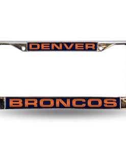 Denver Broncos Laser Cut License Plate Frame