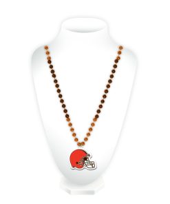 Cleveland Browns Sport Beads With Medallion