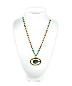 Green Bay Packers Sport Beads With Medallion