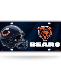 Chicago Bears Metal Logo License Plate