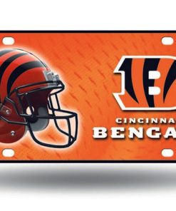 Cincinnati Bengals Metal Logo License Plate
