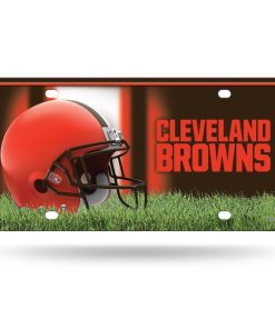 Cleveland Browns Metal Logo License Plate