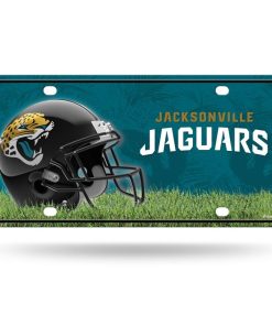 Jacksonville Jaguars Metal Logo License Plate