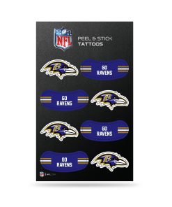 Baltimore Ravens Peel and Stick Tattoos