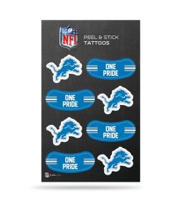 Detroit Lions Peel N Stick Tattoos