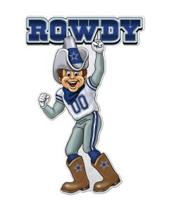 Dallas Cowboys Shape Cut Mascot Pennant