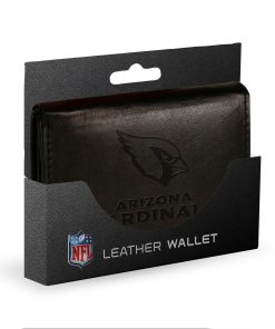 Arizona Cardinals Embossed Trifold Wallet - Black