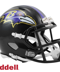 Ravens Riddell Mini Helmets