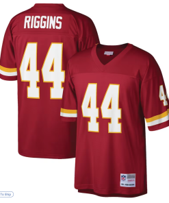 Redskins Riggins Mitchell & Ness Player Jersey
