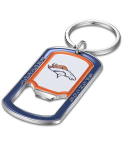 Denver Broncos Full Color Bottle Opener Key Chain