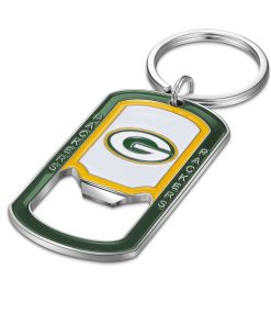 Green Bay Packers Full Color Bottle Opener Key Chain