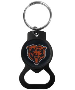 Chicago Bears Bottle Opener Key Chain - Black