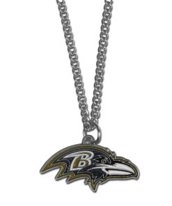 Baltimore Ravens 22 Chain Logo Necklace