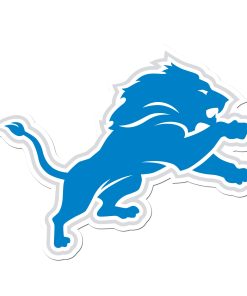 Detroit Lions 8 Auto Decal