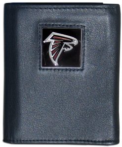 Atlanta Falcons Fine Grain Leather Wallet