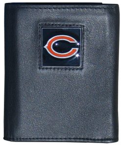 Chicago Bears Fine Grain Leather Wallet